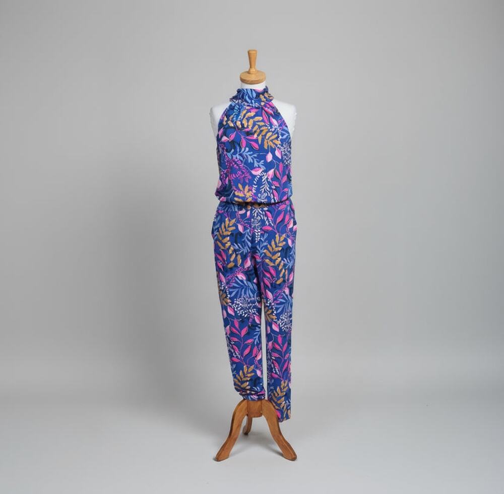 Lilly Pulitzer purple print Wyota jumpsuit, size S